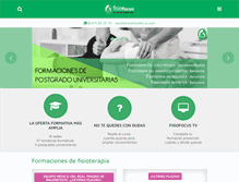 Tablet Screenshot of fisiofocus.com